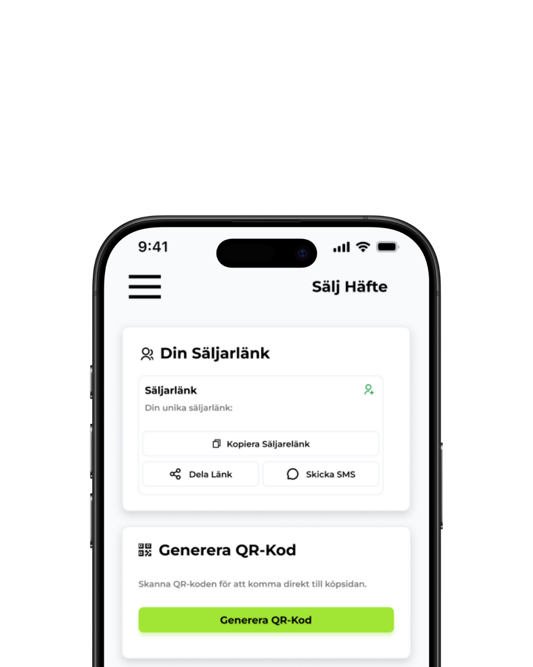 Kortdetaljer i mobilen