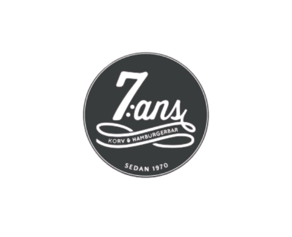 Partnerlogotyp för 7ans Korv och Hamburgerbar